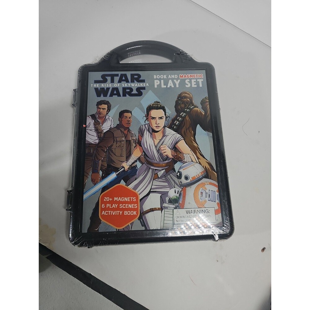 Star Wars Rise Of The Skywalker Book & Magnetic Play Set New